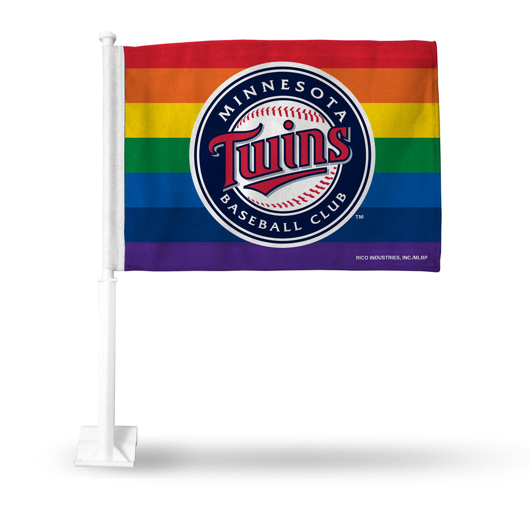 TWINS PRIDE CAR FLAG
