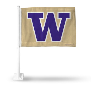 WASHINGTON GOLD CAR FLAG