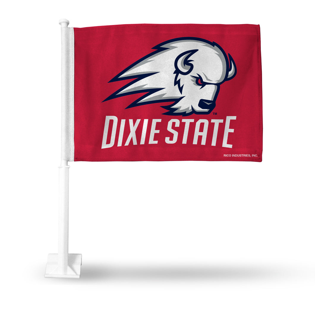DIXIE STATE UNIVERSITY CAR FLAG