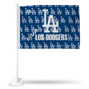 VIVA LOS DODGERS CAR FLAG