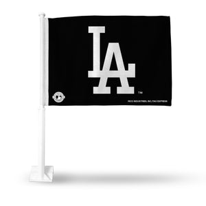 LOS ANGELES DODGERS BLACK CAR FLAG