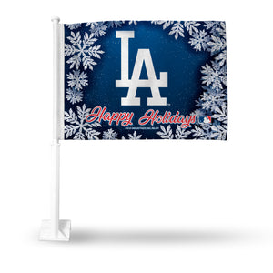 DODGERS HOLIDAY THEMED CAR FLAG