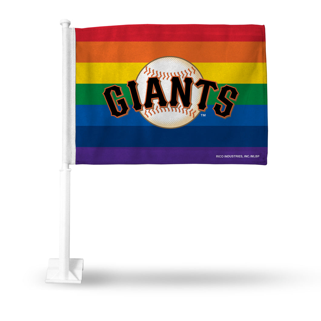 GIANTS - SF PRIDE CAR FLAG