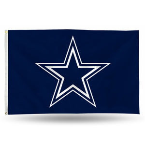 DALLAS COWBOYS BANNER FLAG BLUE BKG/STAR