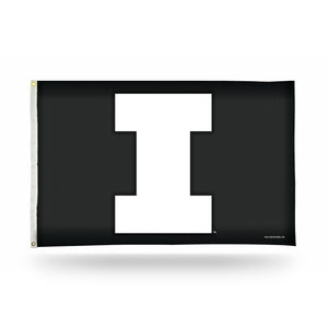 ILLINOIS UNIVERSITY - CARBON FIBER DESIGN - BANNER FLAG (3X5)