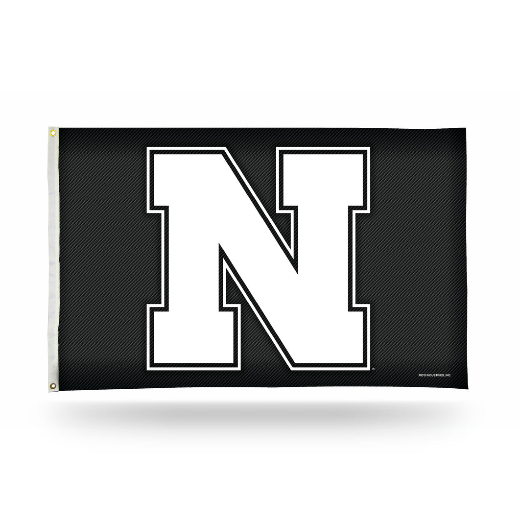 NEBRASKA UNIVERSITY - CARBON FIBER DESIGN - BANNER FLAG (3X5)