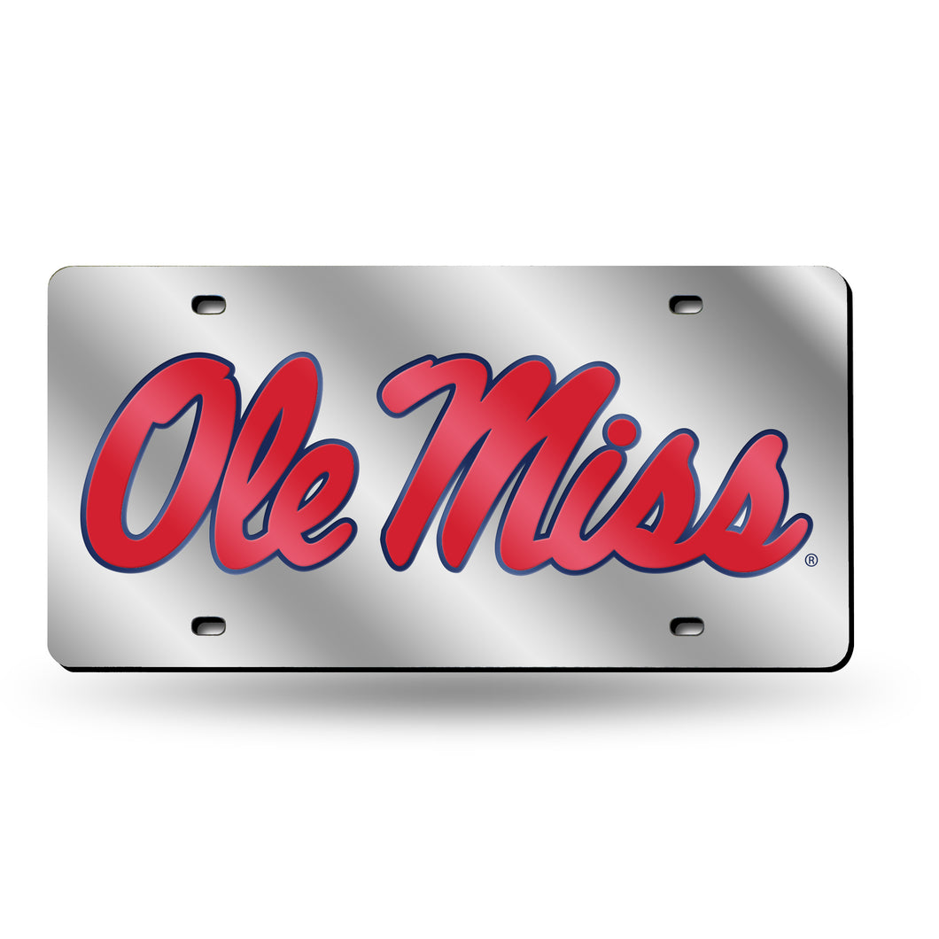 OLE MISS LASER TAG (SILVER)