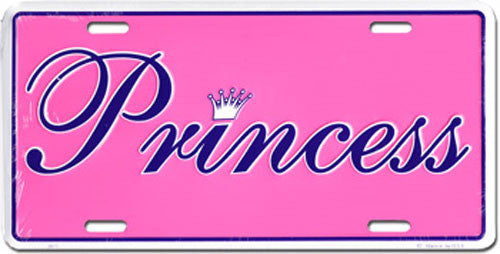 Princess License Plate