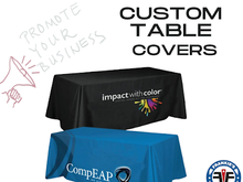 Load image into Gallery viewer, Table Covers With Logo or Custom Design
