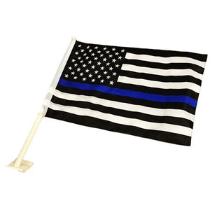 Police Car Window Flag - Window Flag