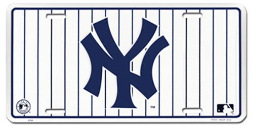 New York Yankees MLB License Plate (Stripes)