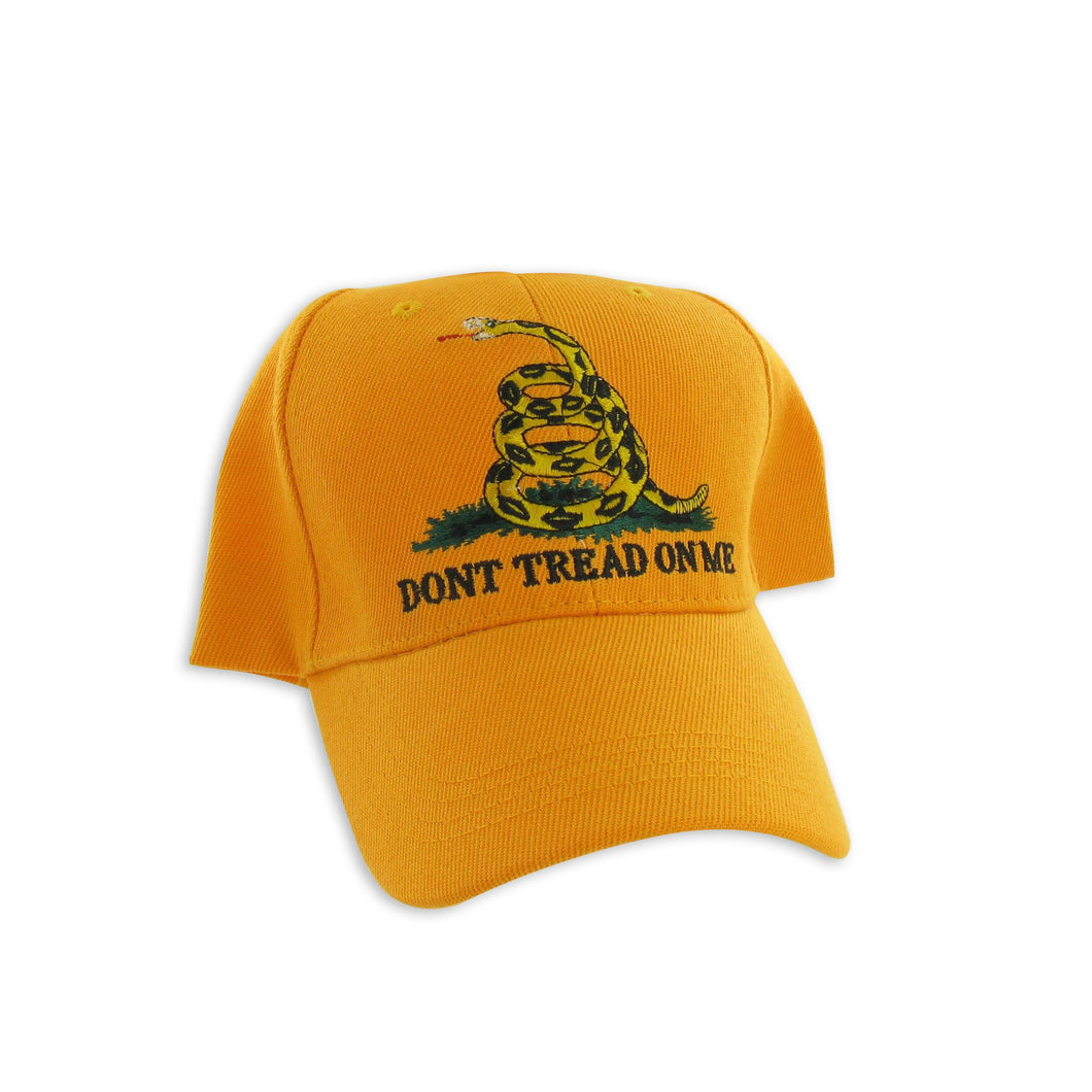 Gadsden Flag Cap - Yellow - Dont Tread On Me Hat