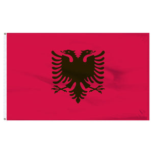 Albanian 3x5 Flag
