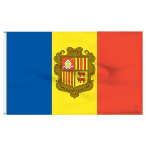 Andorra 3x5 Flag