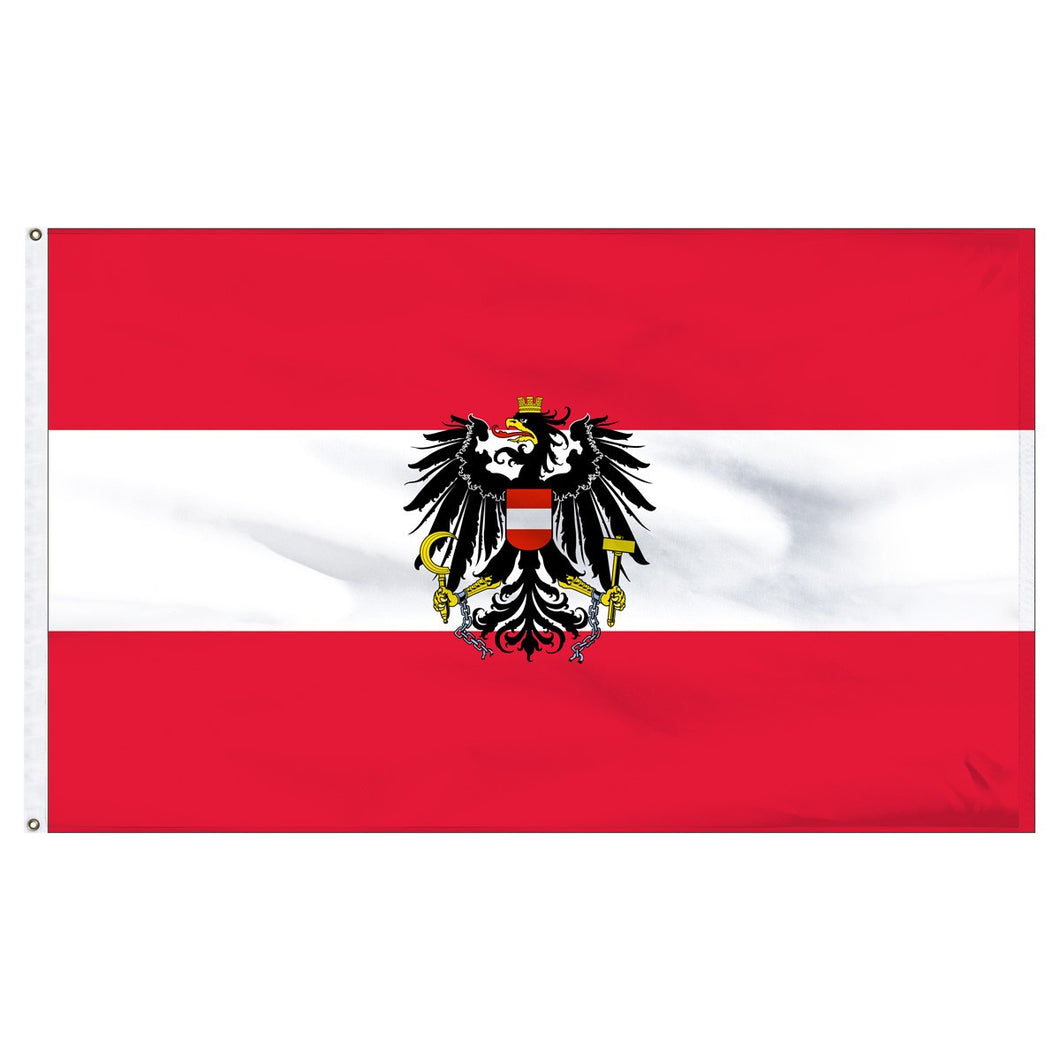 Austria 3x5 Flag