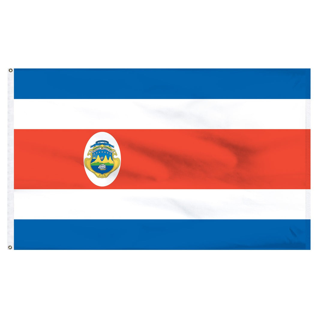 Costa Rica 3x5 Flag With Seal