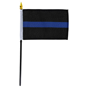 Thin Blue Line 4x6 Flag