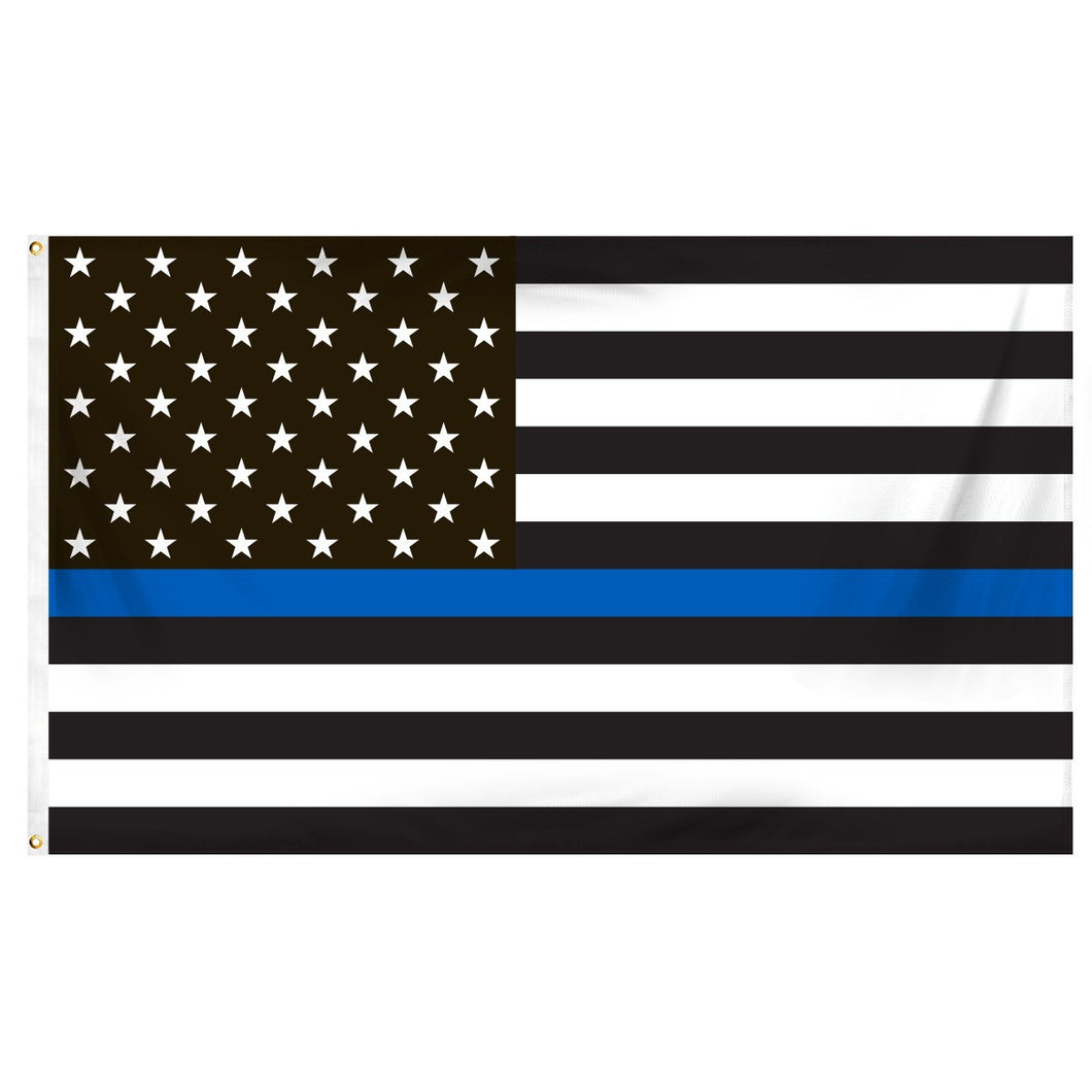 American 3X5 Flag (Thin Blue Line)