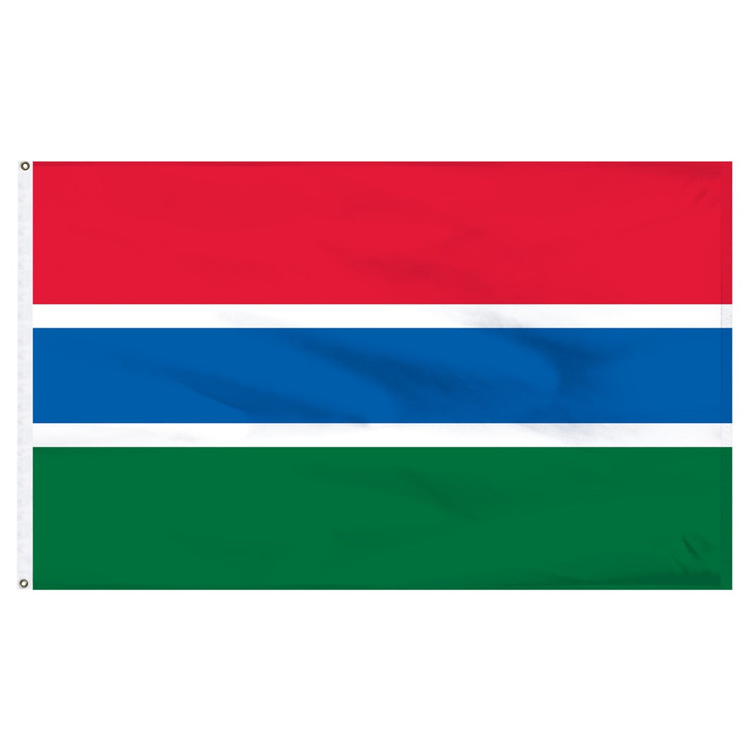 Gambia 3x5 Flag