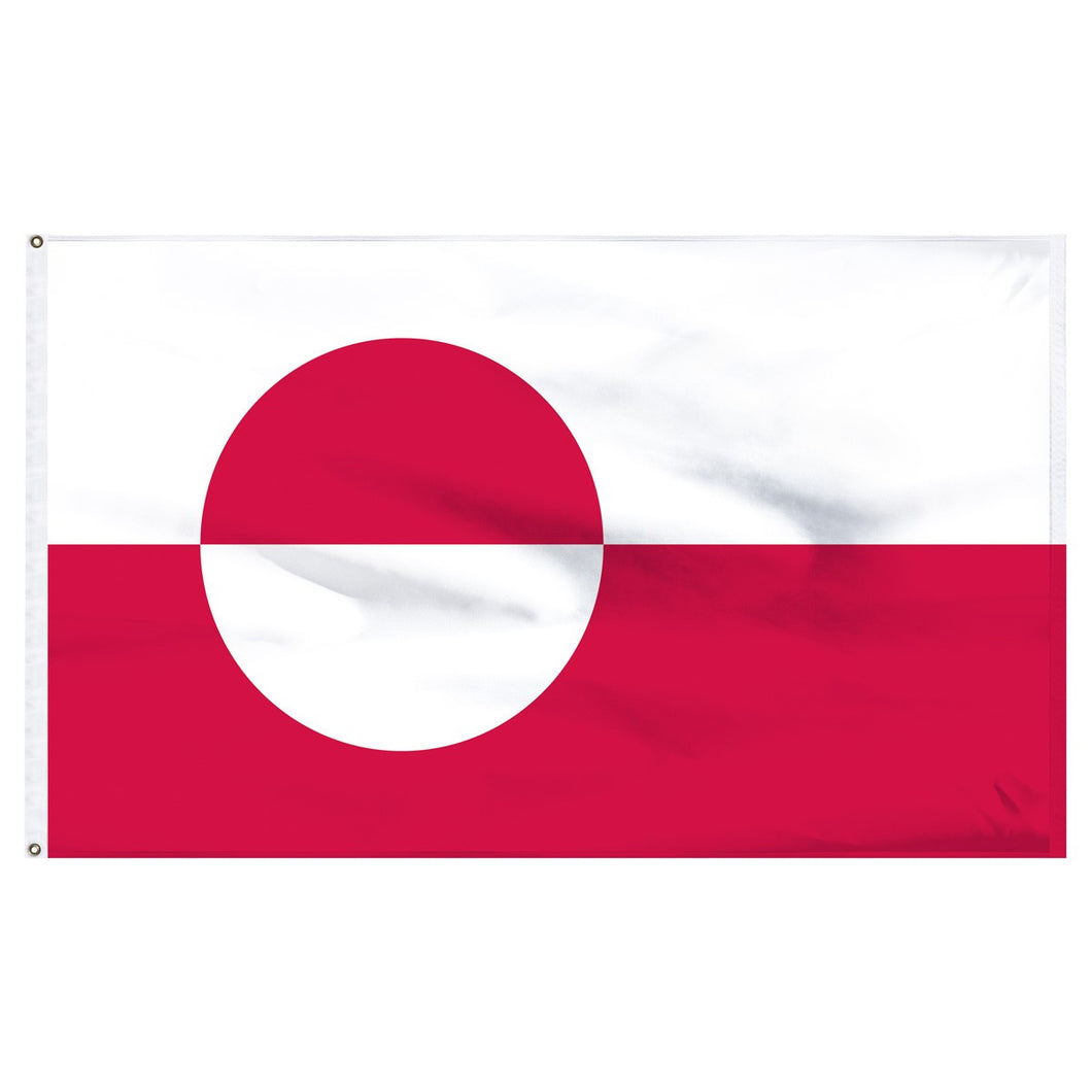 Greenland 3x5 Flag
