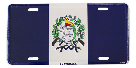 Guatemala License Plate