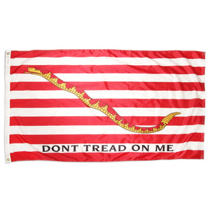 1st Navy Jack 3x5 Flag (Don't tread on me flag)