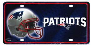 New England Patriots NFL License Plate