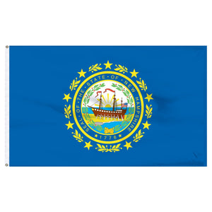 New Hampshire 3x5 Flag
