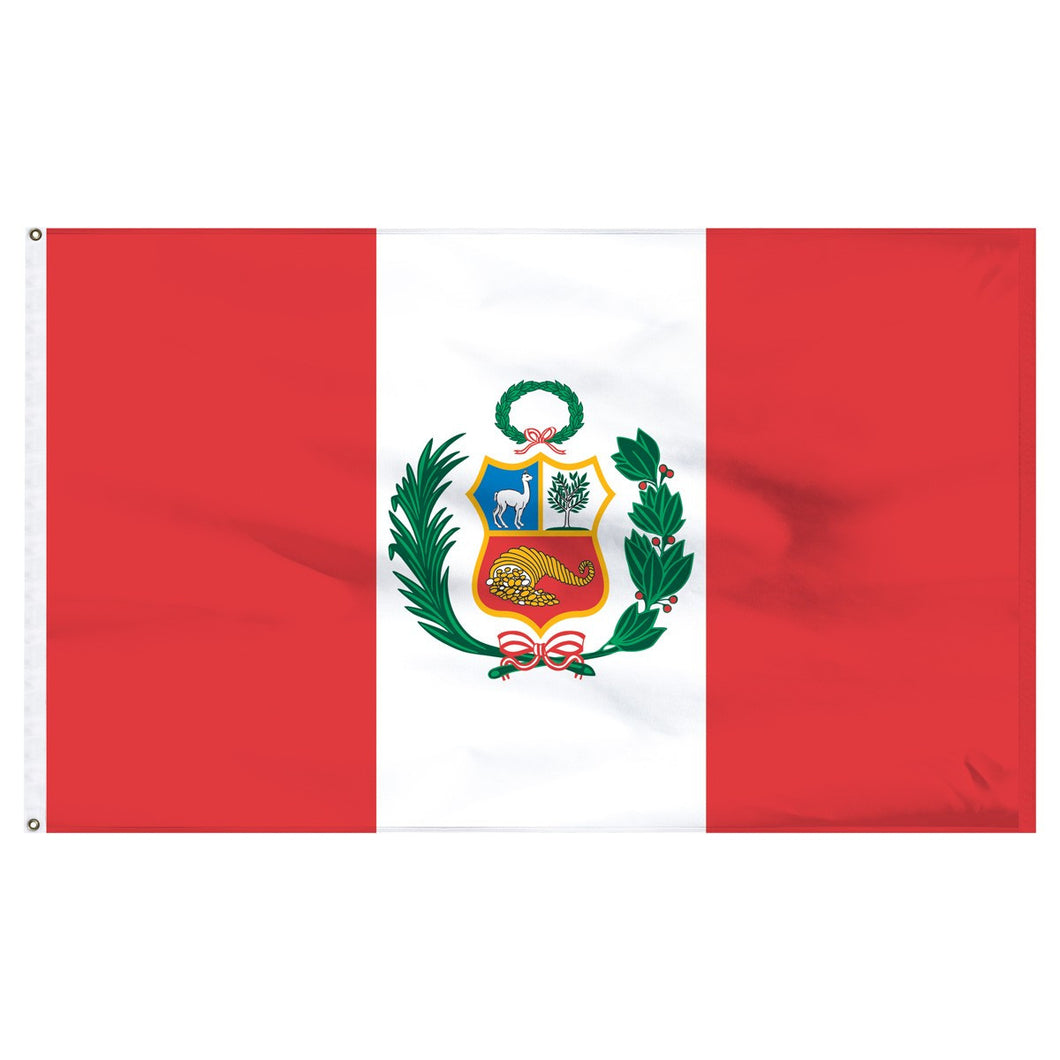Peru 3 x 5 Flag