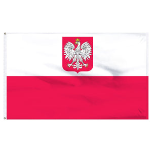 Poland 3 x 5 Flag and Civil Ensign