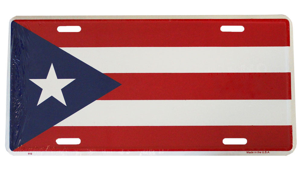 Puerto Rico License Plate (Plain)