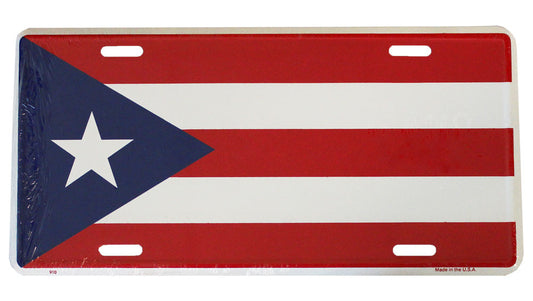 Puerto Rico License Plate (Plain)