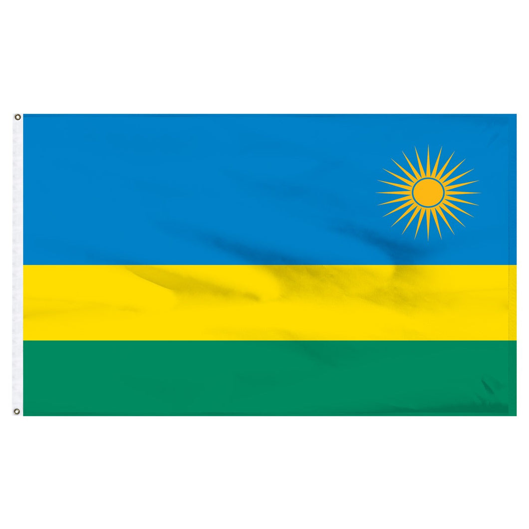 Rwanda 3 x 5 Flag