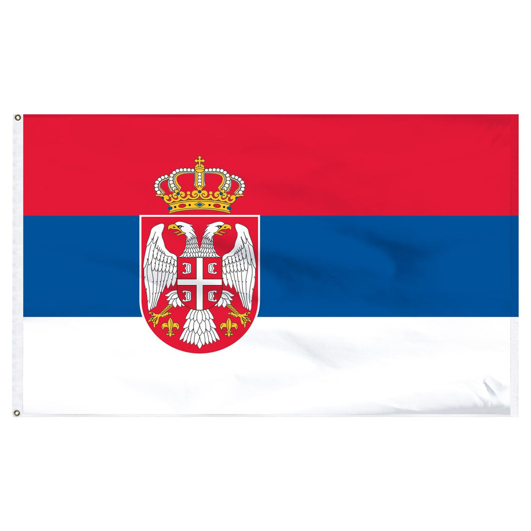 Serbia 3 x 5 Flag