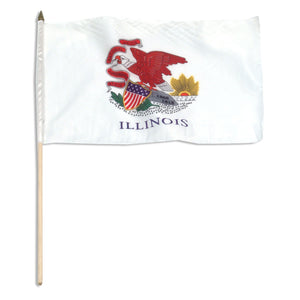 Illinois 12 x 18 Flag
