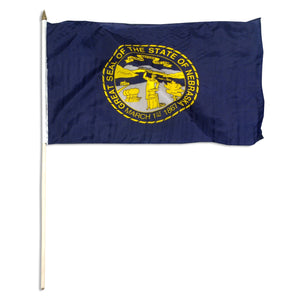 Nebraska 12 x 18 Flag