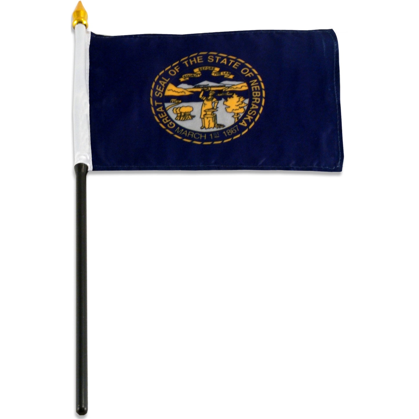 Nebraska 4x6" Flag