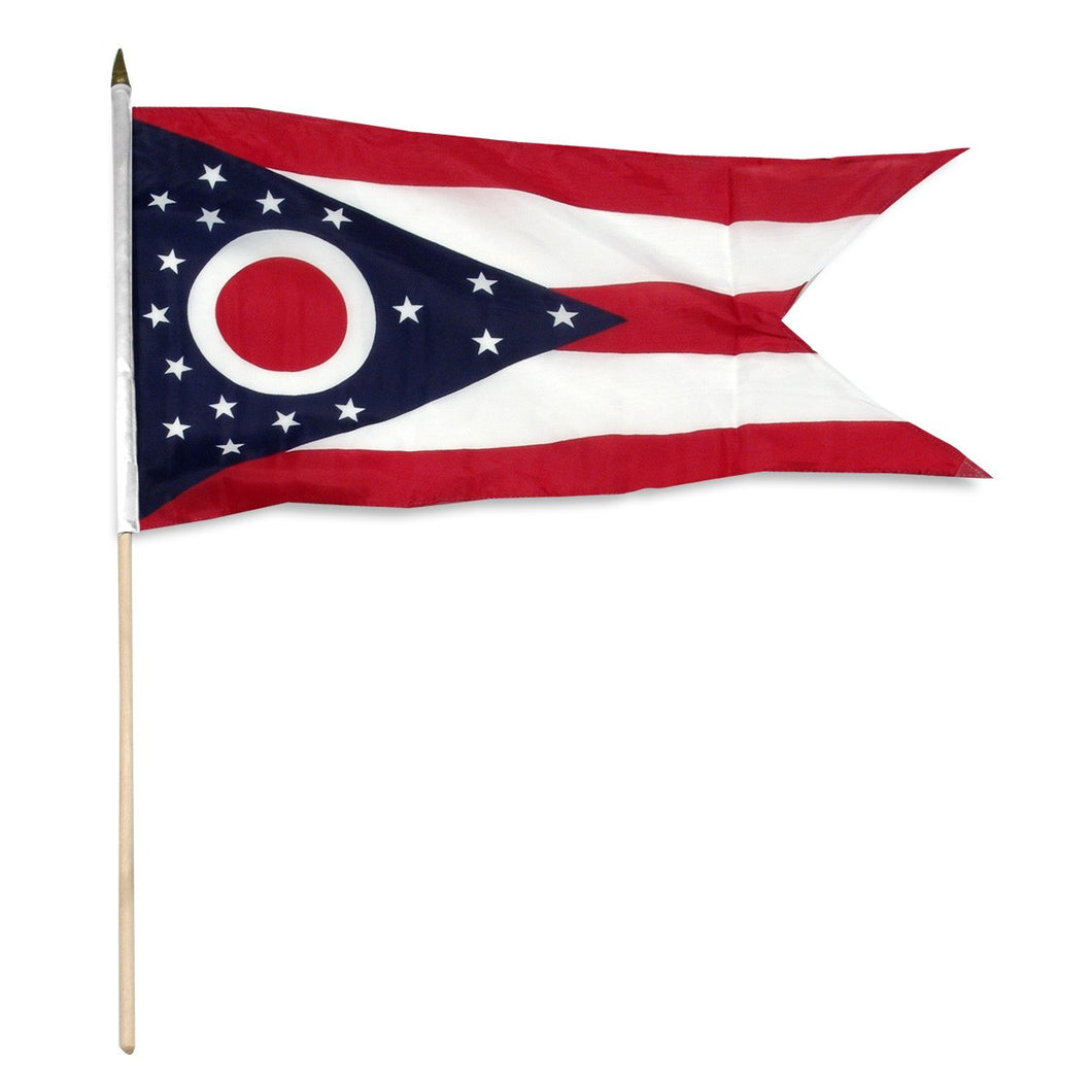 Ohio 12 x 18 Flag