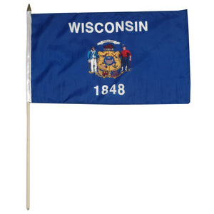 Wisconsin 12 x 18 Flag