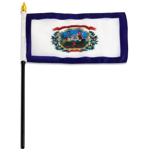 West Virginia 4 x 6 Flag