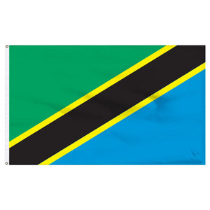 Tanzania 3 x 5 Flag