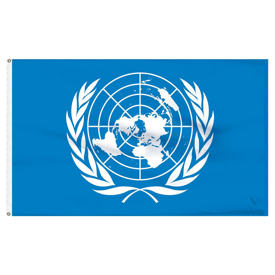 United Nations 3 x 5 Flag