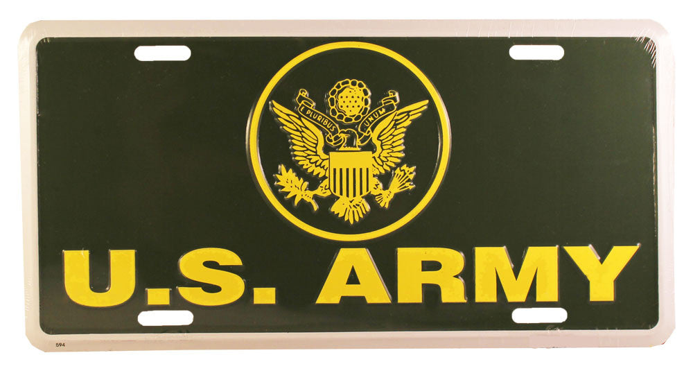 Army License Plate