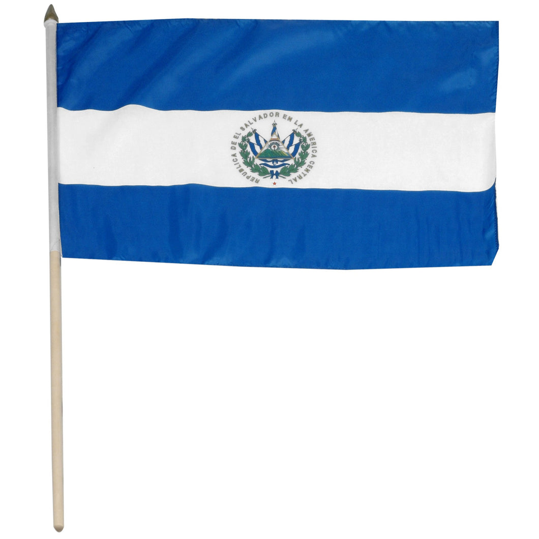 El Salvador 12 x 18 Flag