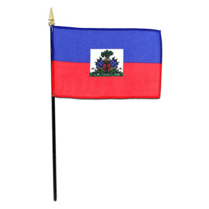 Haiti 4x6 Flag - With Seal