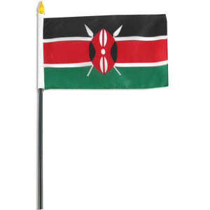 Kenya 4x6 Flag