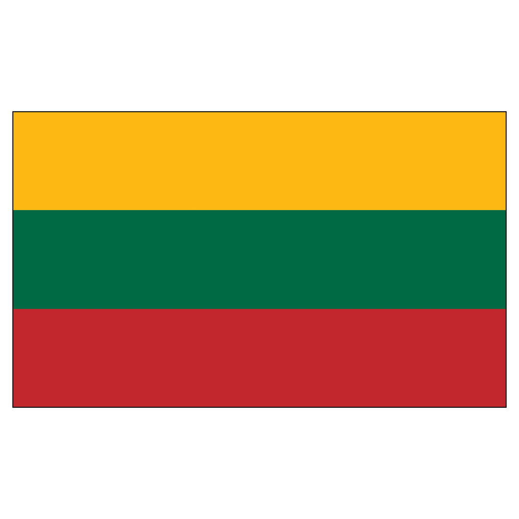 Lithuania 3 x 5 Flag
