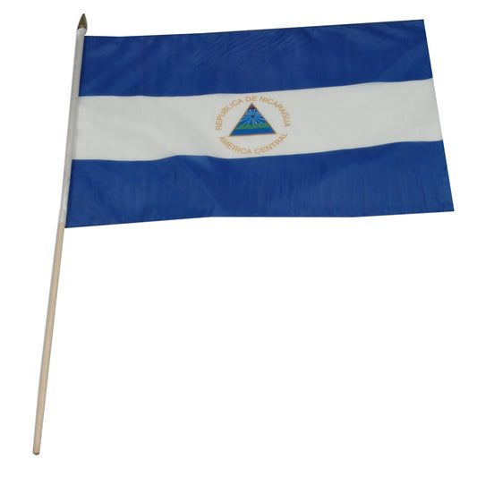 Nicaragua 12 x 18 Flag