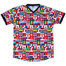 Load image into Gallery viewer, World Cup Soccer Jersey (Black Sleeves)
