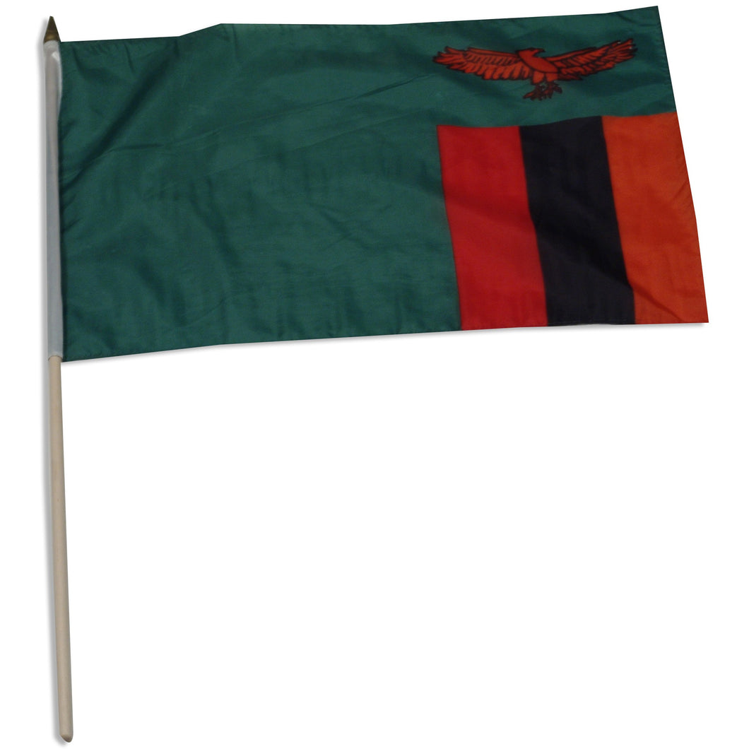 Zambia 12 x 18 Flag